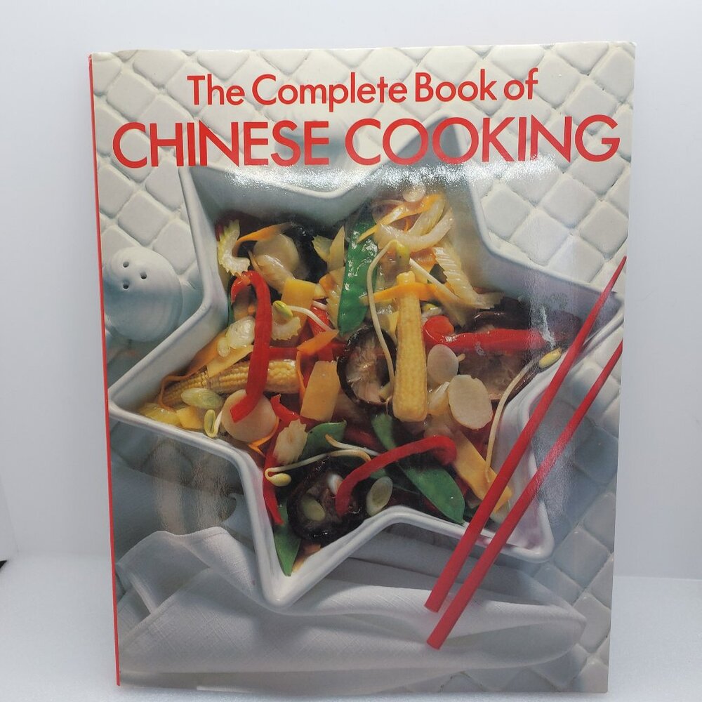Vintage 1987 Hardcover Cookbook The Complete Book Of Chinese Cooking